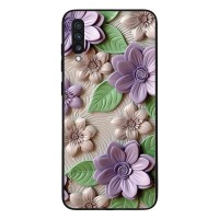 Θήκη Sonique 3D Flower Series για Samsung Galaxy A70/A70s Βιολετί