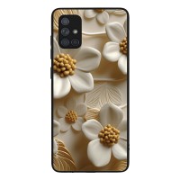 Θήκη Sonique 3D Flower Series για Samsung Galaxy A71 Λευκό