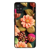 Θήκη Sonique 3D Flower Series για Samsung Galaxy A71 Σομόν