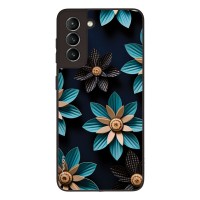Θήκη Sonique 3D Flower Series για Samsung Galaxy S21 Γαλάζιο