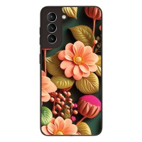 Θήκη Sonique 3D Flower Series για Samsung Galaxy S21 Σομόν