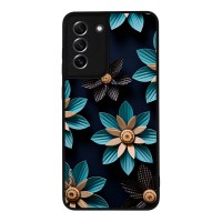 Θήκη Sonique 3D Flower Series για Samsung Galaxy S21 FE Γαλάζιο