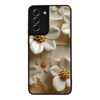 Θήκη Sonique 3D Flower Series για Samsung Galaxy S21 FE Λευκό