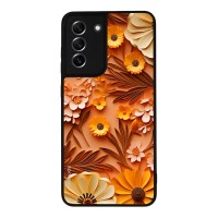 Θήκη Sonique 3D Flower Series για Samsung Galaxy S21 FE Πορτοκαλί