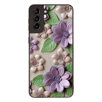 Θήκη Sonique 3D Flower Series για Samsung Galaxy S21 Plus Βιολετί