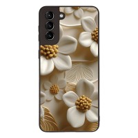 Θήκη Sonique 3D Flower Series για Samsung Galaxy S21 Plus Λευκό