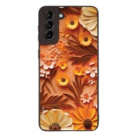 Θήκη Sonique 3D Flower Series για Samsung Galaxy S21 Plus Πορτοκαλί