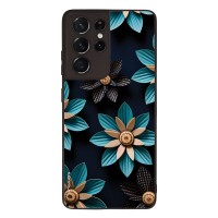 Θήκη Sonique 3D Flower Series για Samsung Galaxy S21 Ultra Γαλάζιο