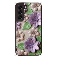 Θήκη Sonique 3D Flower Series για Samsung Galaxy S22 Βιολετί
