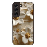 Θήκη Sonique 3D Flower Series για Samsung Galaxy S22 Λευκό