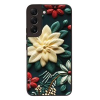 Θήκη Sonique 3D Flower Series για Samsung Galaxy S22 Πράσινο
