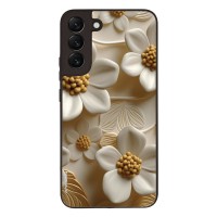 Θήκη Sonique 3D Flower Series για Samsung Galaxy S22 Plus Λευκό