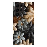 Θήκη Sonique 3D Flower Series για Samsung Galaxy S22 Ultra Γκρι