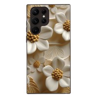 Θήκη Sonique 3D Flower Series για Samsung Galaxy S22 Ultra Λευκό