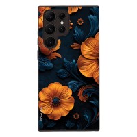 Θήκη Sonique 3D Flower Series για Samsung Galaxy S22 Ultra Πορτοκαλί 01