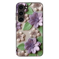 Θήκη Sonique 3D Flower Series για Samsung Galaxy S23 Βιολετί