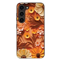 Θήκη Sonique 3D Flower Series για Samsung Galaxy S23 Πορτοκαλί
