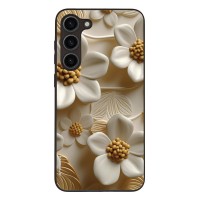 Θήκη Sonique 3D Flower Series για Samsung Galaxy S23 Plus Λευκό