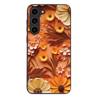 Θήκη Sonique 3D Flower Series για Samsung Galaxy S23 Plus Πορτοκαλί
