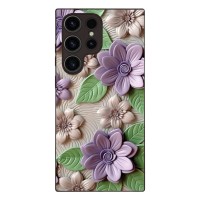 Θήκη Sonique 3D Flower Series για Samsung Galaxy S23 Ultra Βιολετί