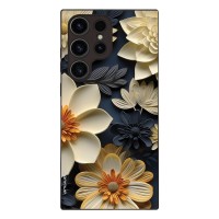 Θήκη Sonique 3D Flower Series για Samsung Galaxy S23 Ultra Εκρού