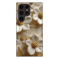 Θήκη Sonique 3D Flower Series για Samsung Galaxy S23 Ultra Λευκό