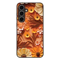 Θήκη Sonique 3D Flower Series για Samsung Galaxy S24 FE Πορτοκαλί