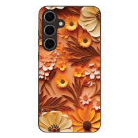 Θήκη Sonique 3D Flower Series για Samsung Galaxy S24 Plus Πορτοκαλί
