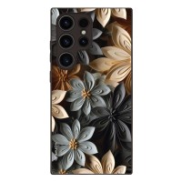 Θήκη Sonique 3D Flower Series για Samsung Galaxy S24 Ultra Γκρι