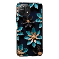 Θήκη Sonique 3D Flower Series για Xiaomi Mi 11 Lite 4G / Mi 11 Lite 5G Γαλάζιο