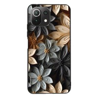Θήκη Sonique 3D Flower Series για Xiaomi Mi 11 Lite 4G / Mi 11 Lite 5G Γκρι