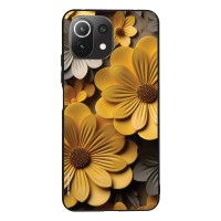 Θήκη Sonique 3D Flower Series για Xiaomi Mi 11 Lite 4G / Mi 11 Lite 5G Κίτρινο