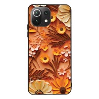 Θήκη Sonique 3D Flower Series για Xiaomi Mi 11 Lite 4G / Mi 11 Lite 5G Πορτοκαλί