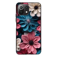 Θήκη Sonique 3D Flower Series για Xiaomi Mi 11 Lite 4G / Mi 11 Lite 5G Ροζ 01