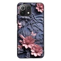 Θήκη Sonique 3D Flower Series για Xiaomi Mi 11 Lite 4G / Mi 11 Lite 5G Ροζ 02