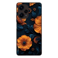 Θήκη Sonique 3D Flower Series για Xiaomi Poco F5 5G Πορτοκαλί 01