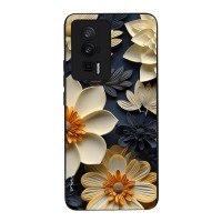 Θήκη Sonique 3D Flower Series για Xiaomi Poco F5 Pro 5G Εκρού