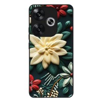 Θήκη Sonique 3D Flower Series για Xiaomi Poco F6 5G Πράσινο