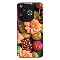 Θήκη Sonique 3D Flower Series για Xiaomi Poco F6 5G Σομόν
