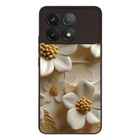 Θήκη Sonique 3D Flower Series για Xiaomi Poco F6 Pro 5G Λευκό