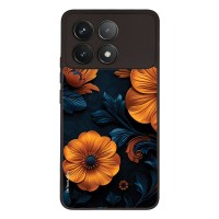 Θήκη Sonique 3D Flower Series για Xiaomi Poco F6 Pro 5G Πορτοκαλί 01