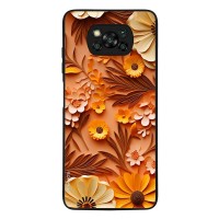 Θήκη Sonique 3D Flower Series για Xiaomi Poco X3 NFC / Poco X3 Pro Πορτοκαλί