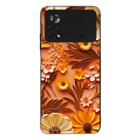 Θήκη Sonique 3D Flower Series για Xiaomi Poco X4 Pro 5G Πορτοκαλί