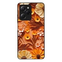Θήκη Sonique 3D Flower Series για Xiaomi Poco X5 Pro 5G Πορτοκαλί