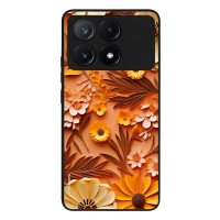 Θήκη Sonique 3D Flower Series για Xiaomi Poco X6 Pro 5G Πορτοκαλί