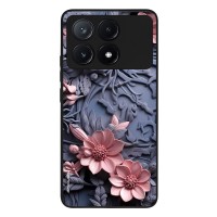 Θήκη Sonique 3D Flower Series για Xiaomi Poco X6 Pro 5G Ροζ 02