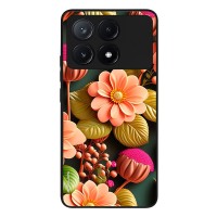 Θήκη Sonique 3D Flower Series για Xiaomi Poco X6 Pro 5G Σομόν