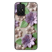 Θήκη Sonique 3D Flower Series για Xiaomi Redmi 10 / Redmi 10 2022 Βιολετί