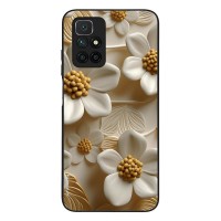 Θήκη Sonique 3D Flower Series για Xiaomi Redmi 10 / Redmi 10 2022 Λευκό