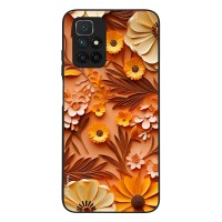 Θήκη Sonique 3D Flower Series για Xiaomi Redmi 10 / Redmi 10 2022 Πορτοκαλί